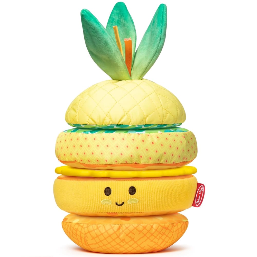 Melissa & Doug Weiches Ananas-Stapelspielzeug GELB PVC - POLYVINLYCHLORID Baby