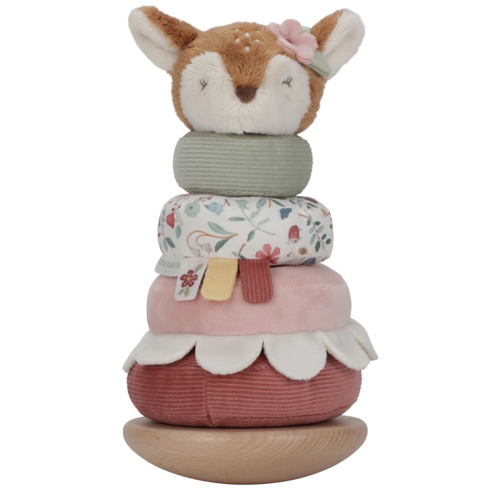 Little Dutch Stapelturm mit Ringen Fairy Garden ROSA HOLZ Baby