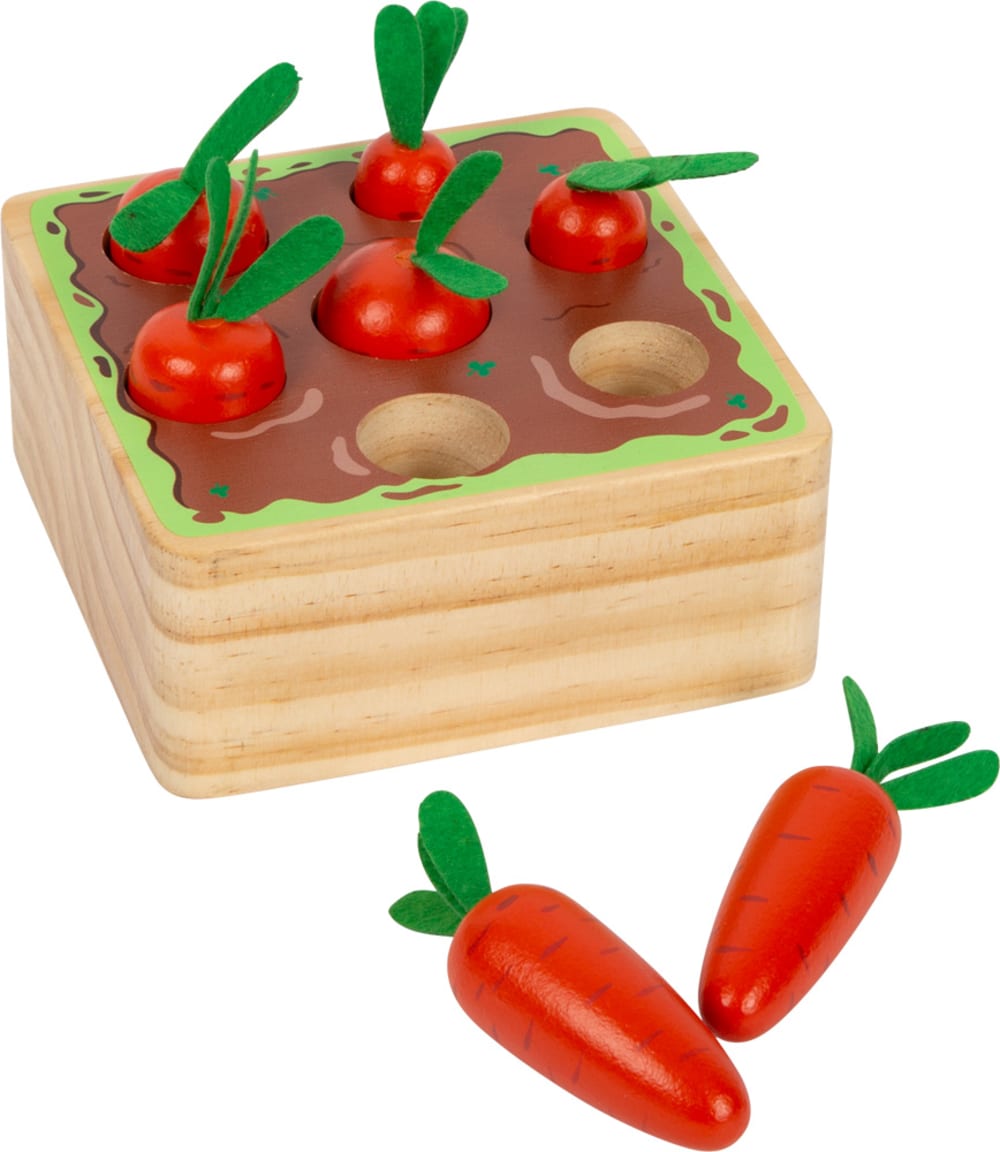 Small foot company Steckspiel Möhren ORANGE HOLZ Baby