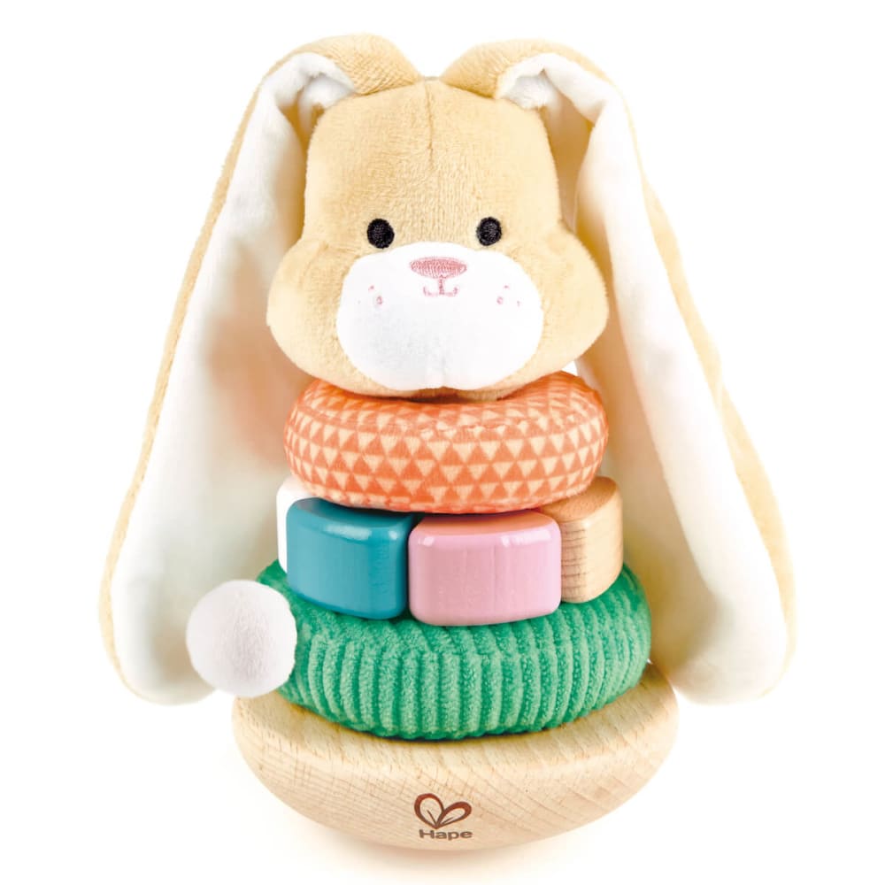Hape Stapel-Langohrhase style modern GRÜN HOLZ Baby
