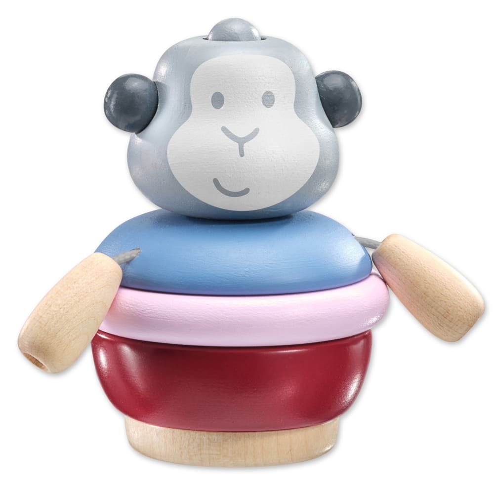 Selecta Stapeläffchen BLAU HOLZ Baby