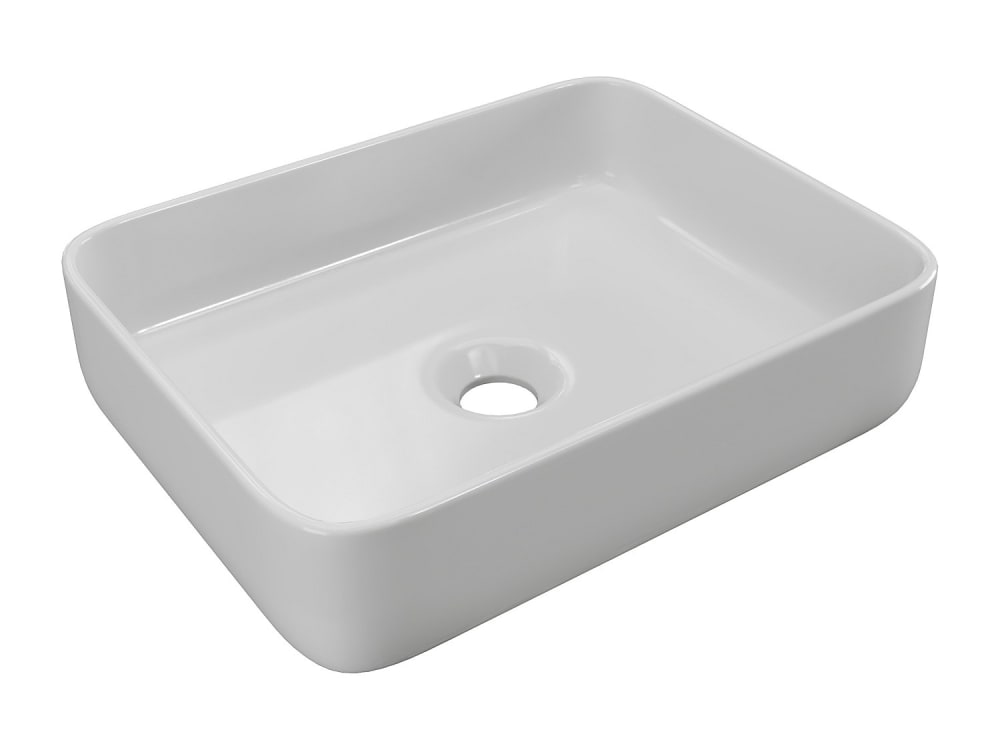 Vasque à poser céramique blanc
