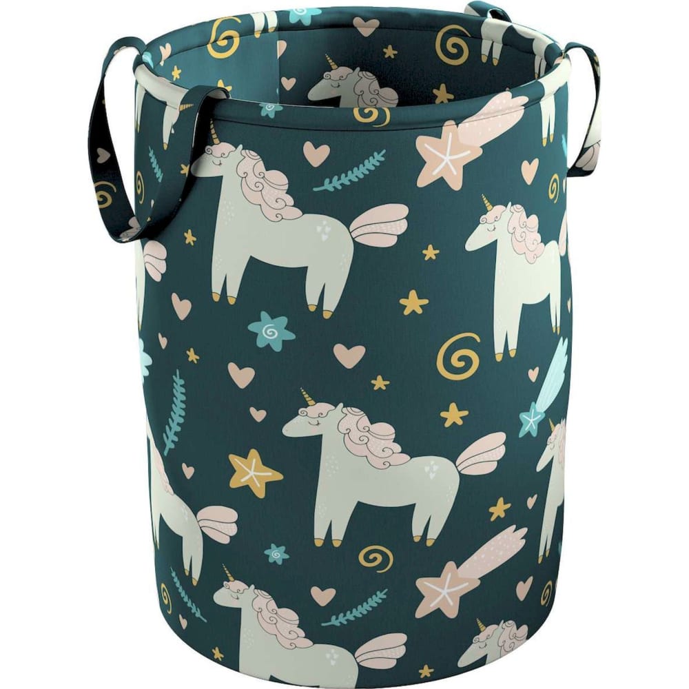 Panier à jouets rond en coton magic