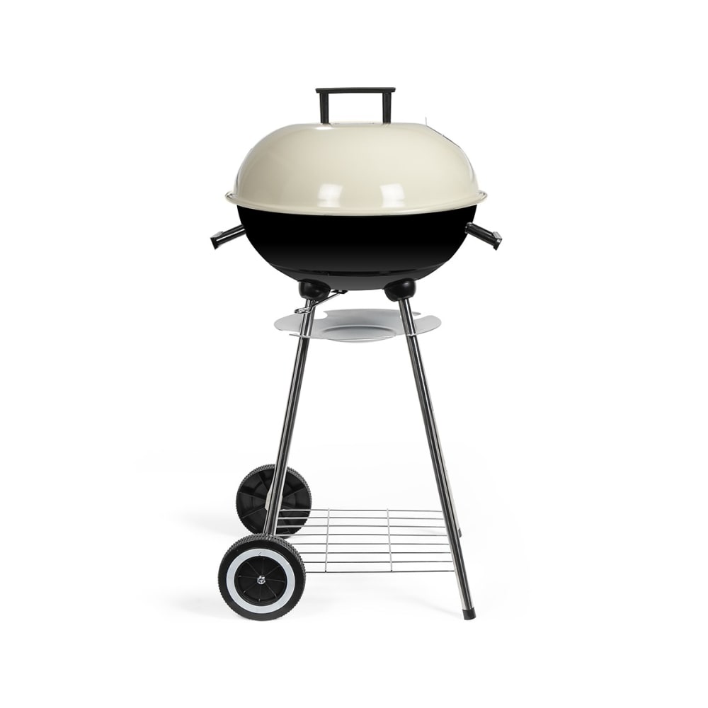 barbecue à charbon crème