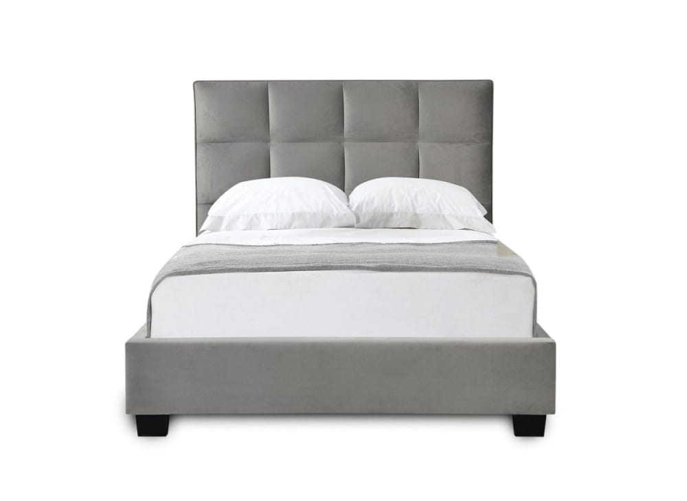 Lit coffre en velours - design