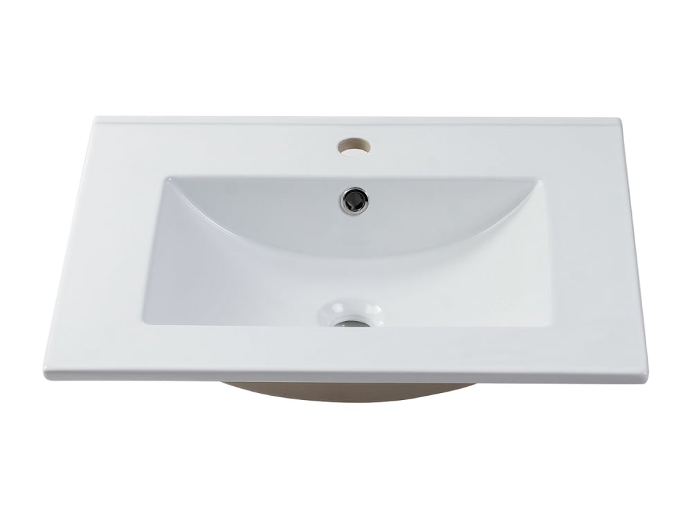 Vasque à encastrer céramique blanc