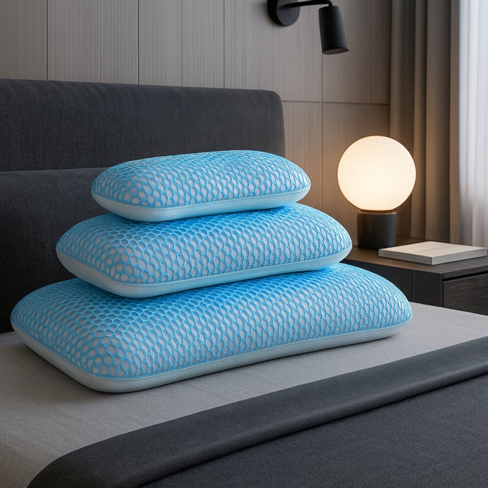 Nackenrolle memory-schaum mikroperforiert abnehmbar 90x40cm -