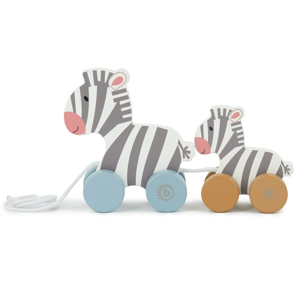 Bieco Nachziehtier Zebra aus Holz MEHRFARBIG HOLZ Baby