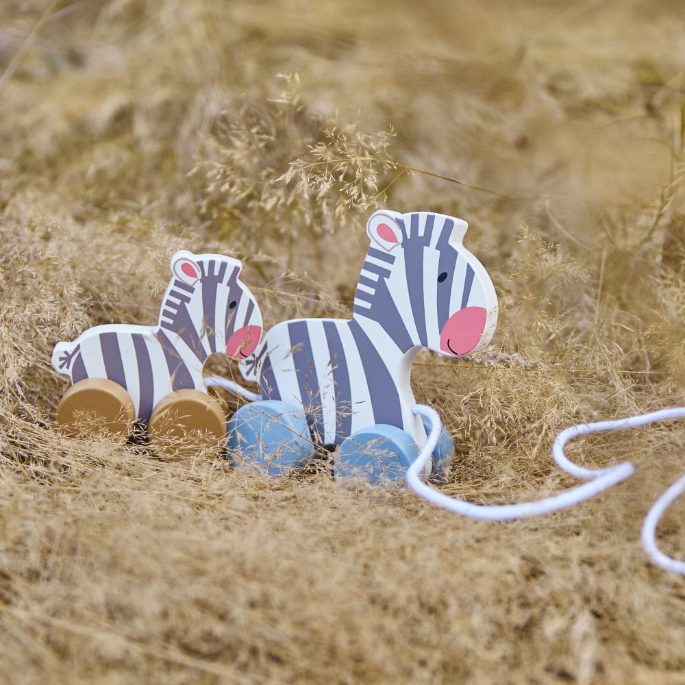 Nachziehtier Zebra aus Holz - Maisons Du Monde
