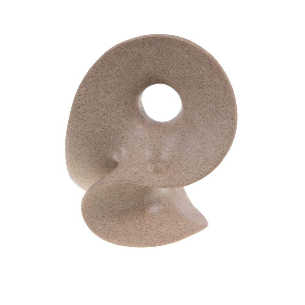 Déco à poser vague beige en résine — vue 3