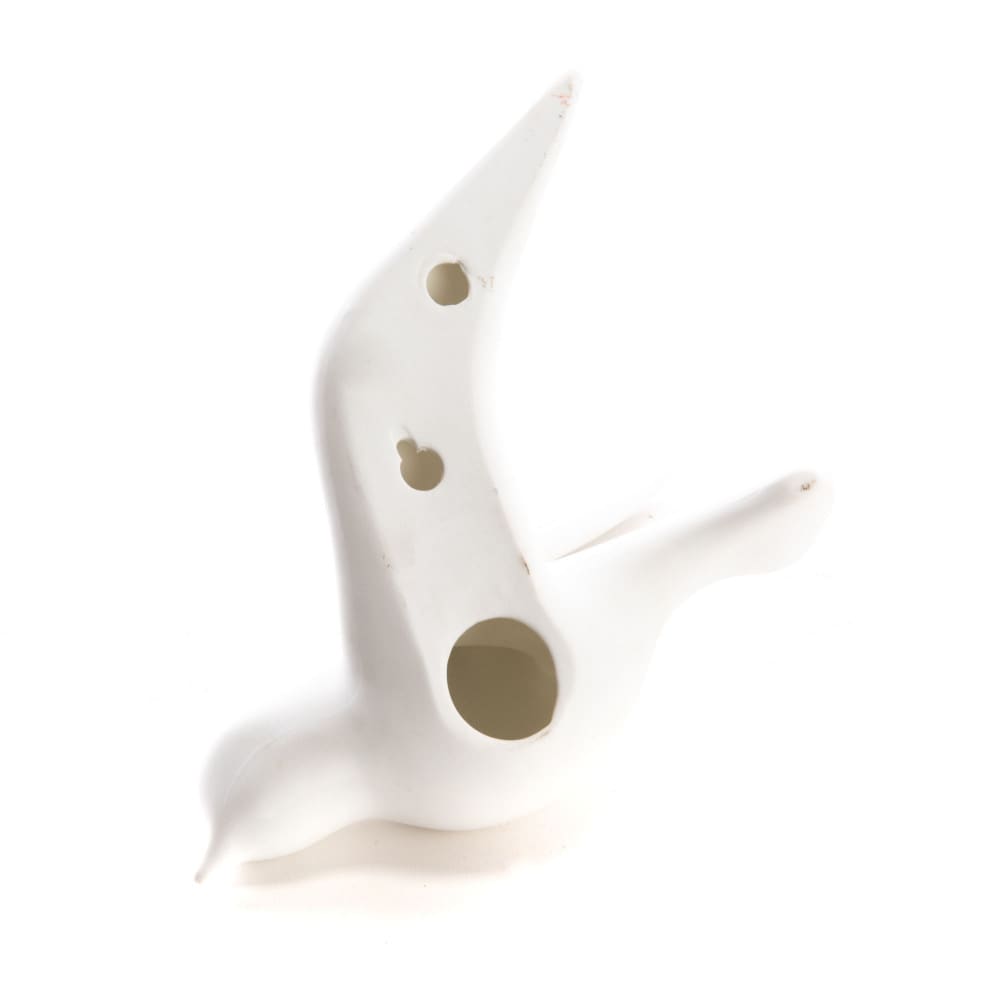Mouette à accrocher blanc en porcelaine — vue 4