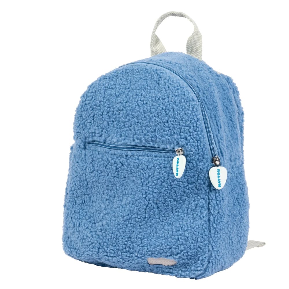 Nattou Rucksack Teddy blau Pes - Polyester Baby