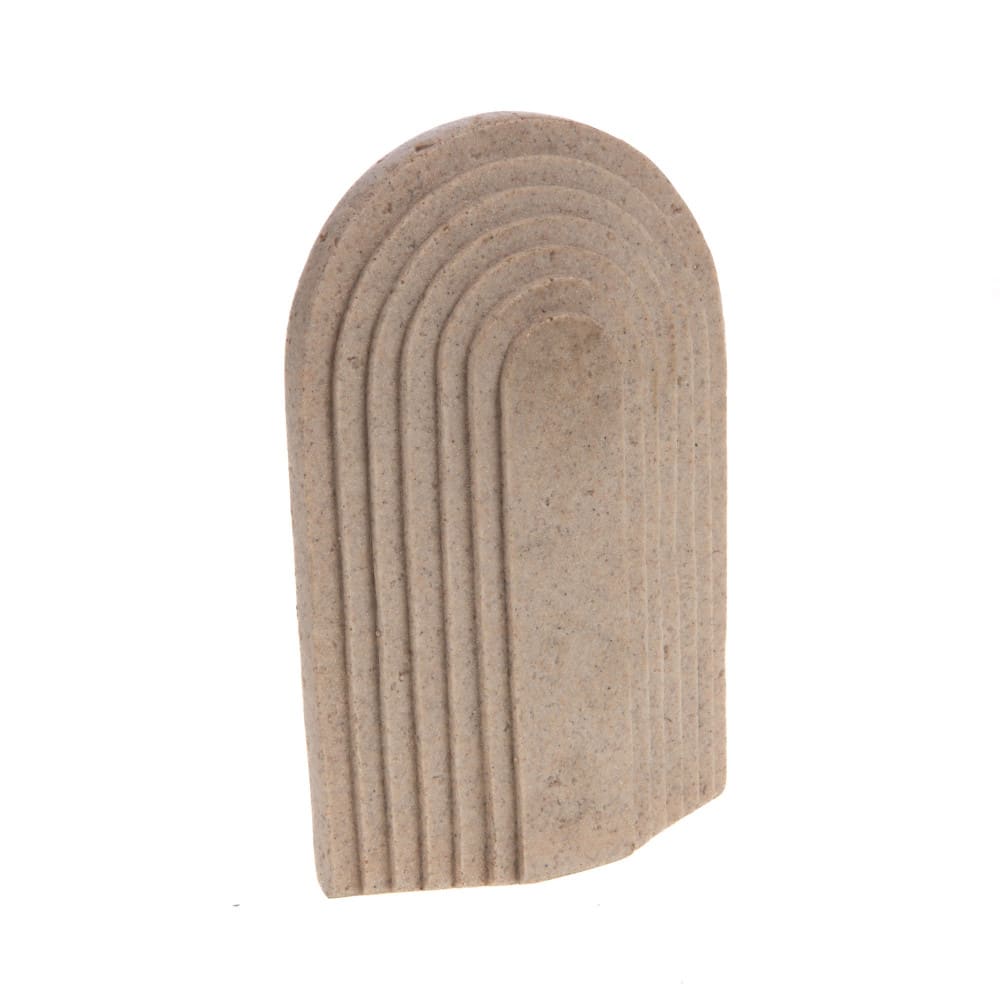 Déco à poser arche beige en résine