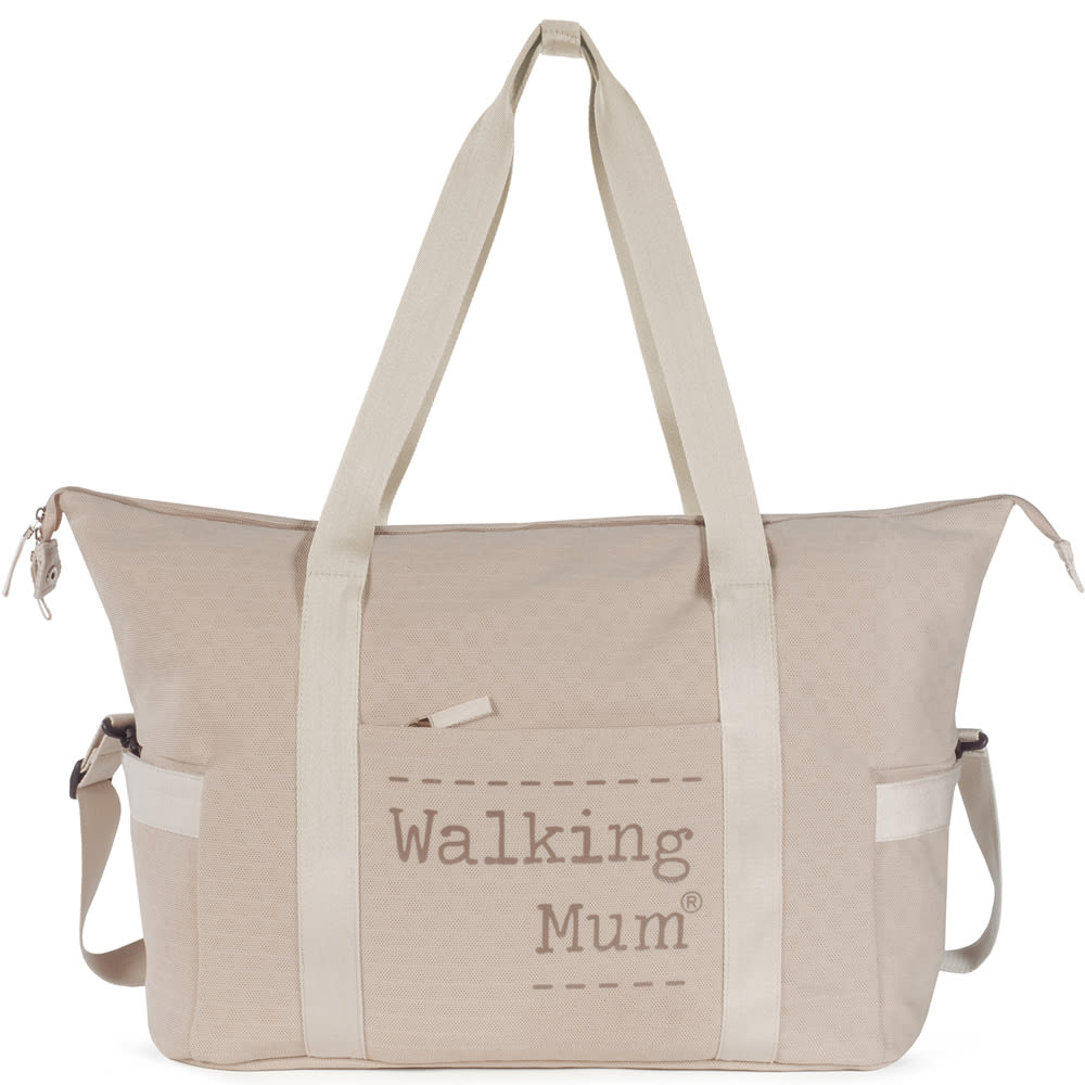 Walking mum Wickeltasche xl baby recyceltes polyester style modern BEIGE PES - POLYESTER Baby