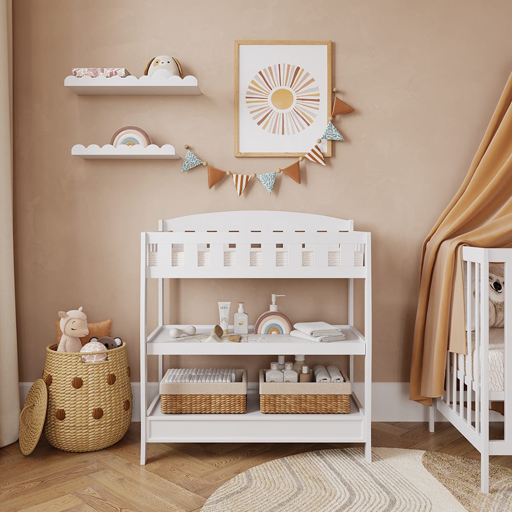 Wickeltisch Weiß 89x99.5cm - Maisons Du Monde