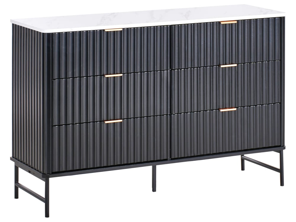 commode à 6 tiroirs