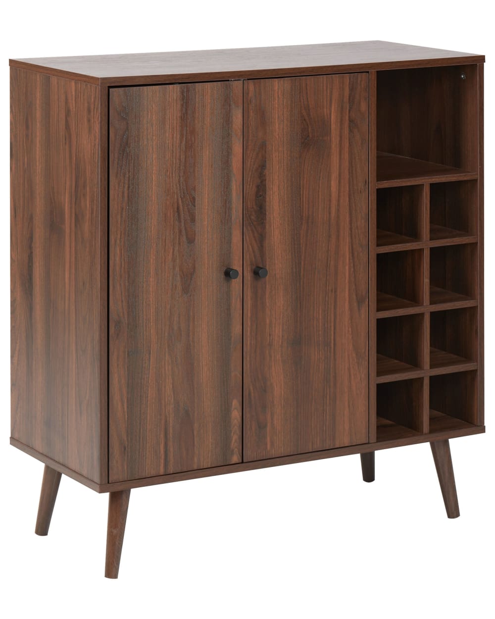 Weinregal Aus Holzwerkstoff 91Cm, Braun