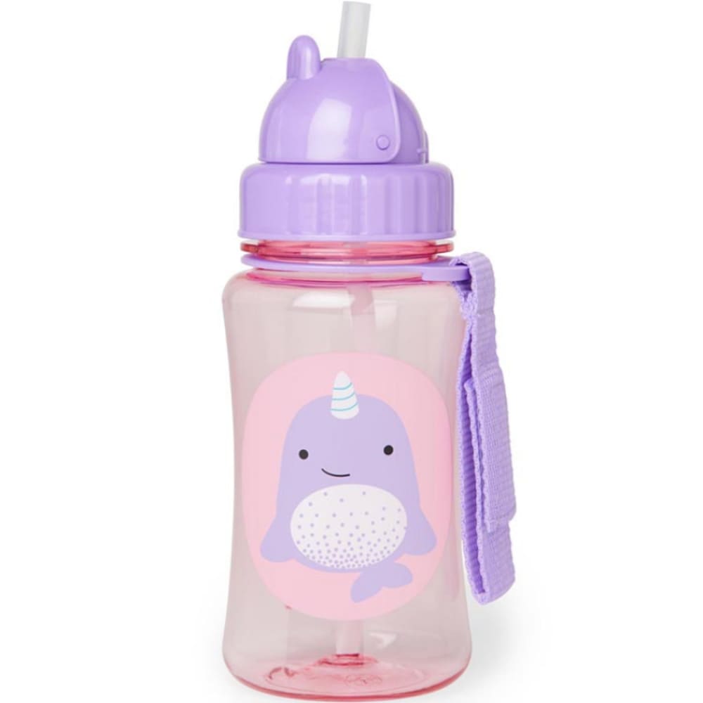 Gourde à paille Zoo Narval (350 ml) (Skip Hop) - Image 1