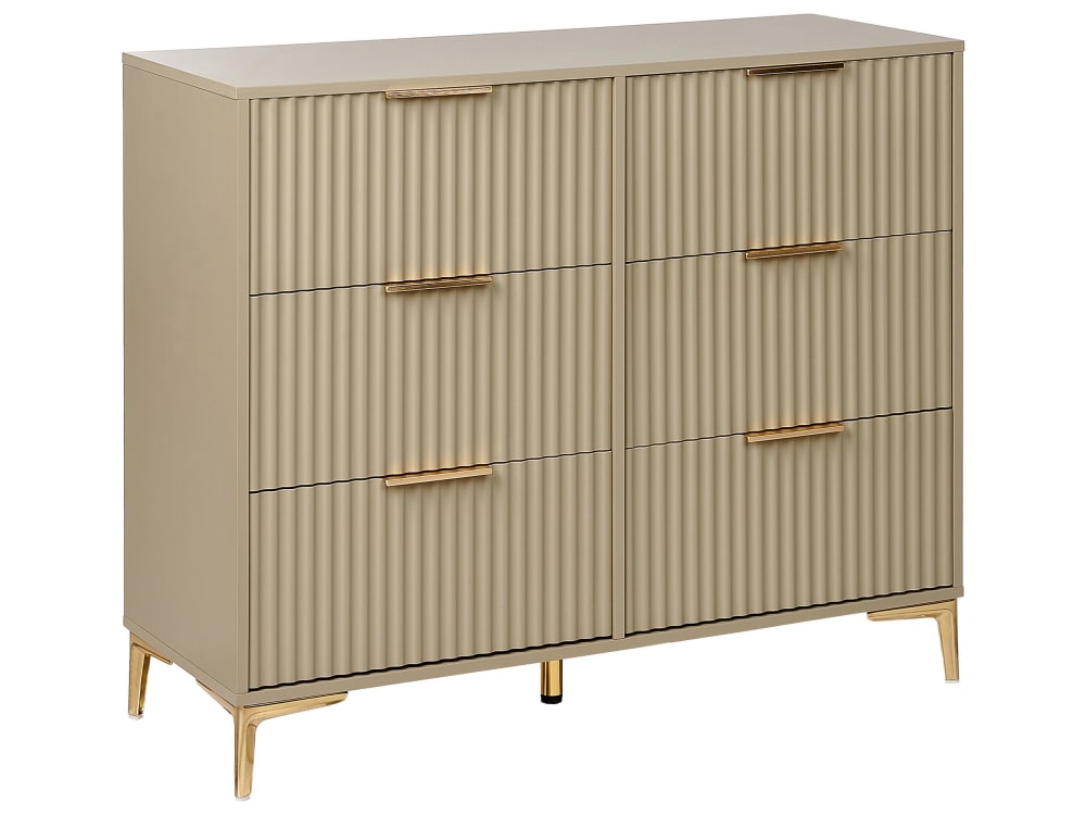 commode à 6 tiroirs