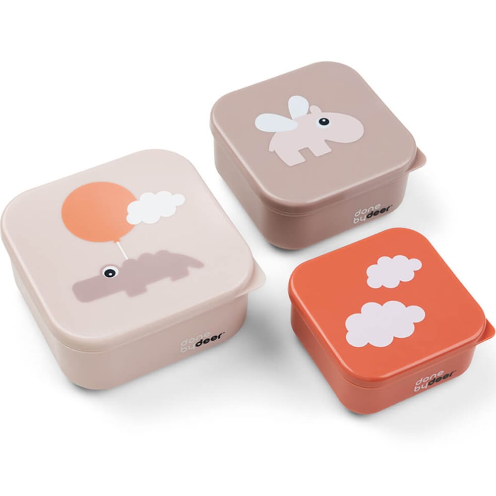 Lot de 3 boîtes à goûter