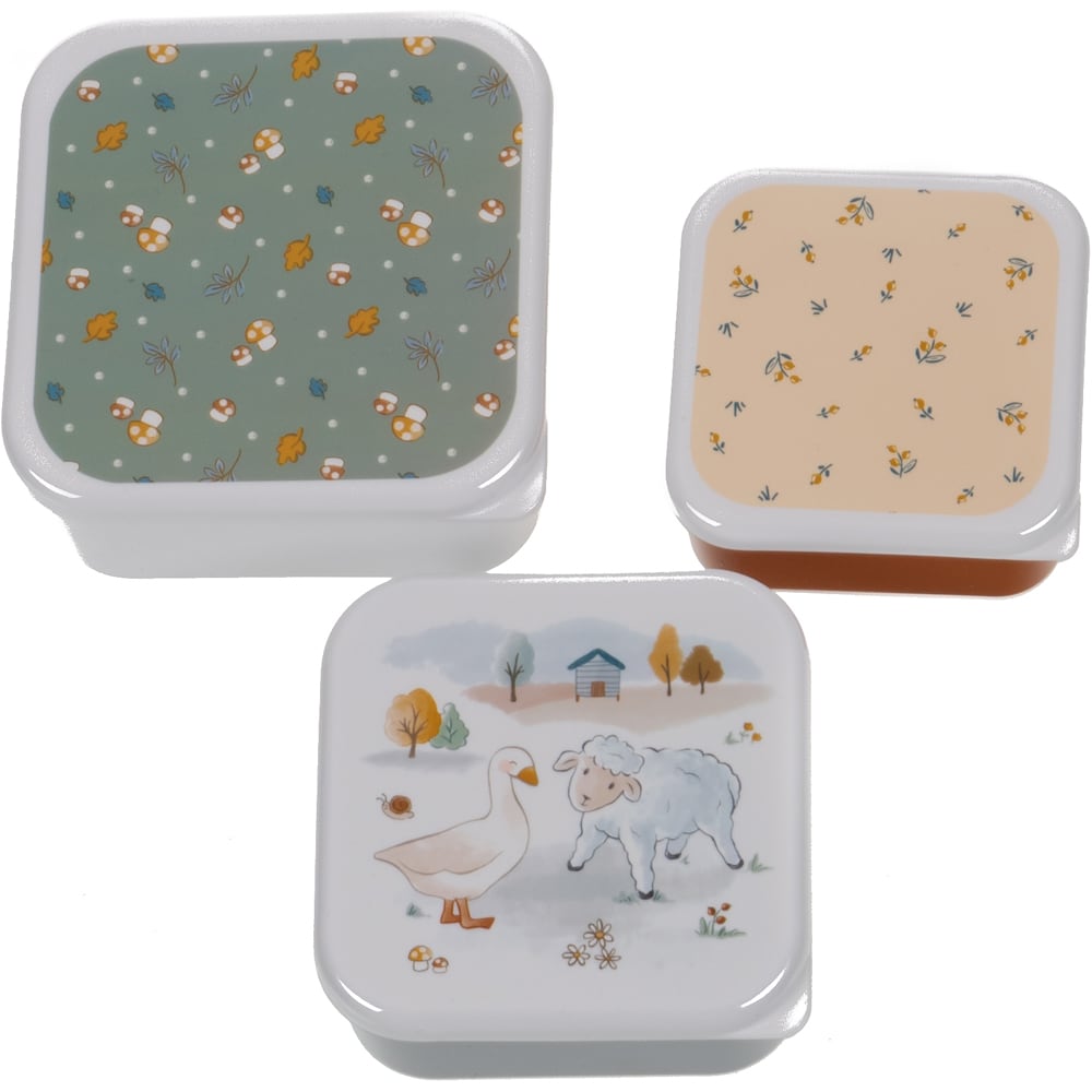 Lot de 3 boîtes à goûter