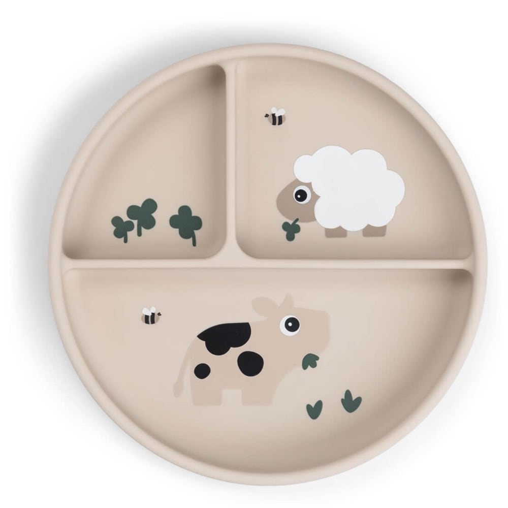 Assiette à compartiments Stick&Stay