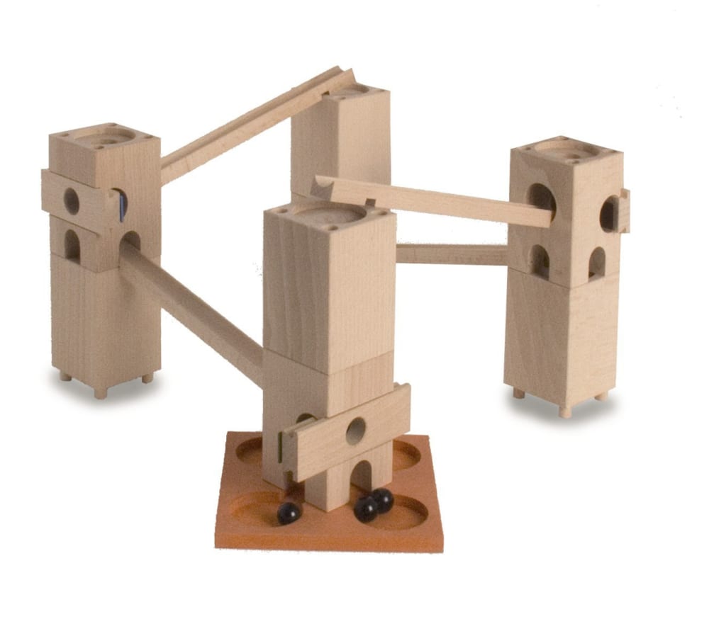 Xyloba Kugelbahn Piccolino BEIGE HOLZ Kinder