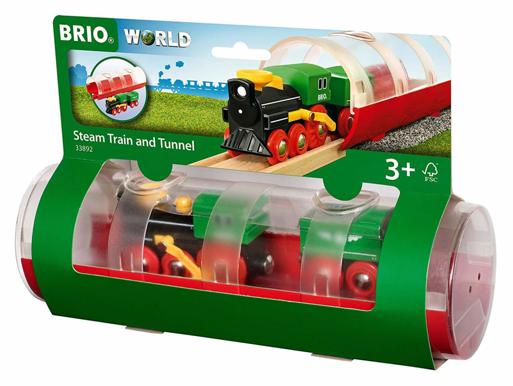 Brio Tunnel Box Dampflokzug style modern GRÜN PVC - POLYVINLYCHLORID Kinder