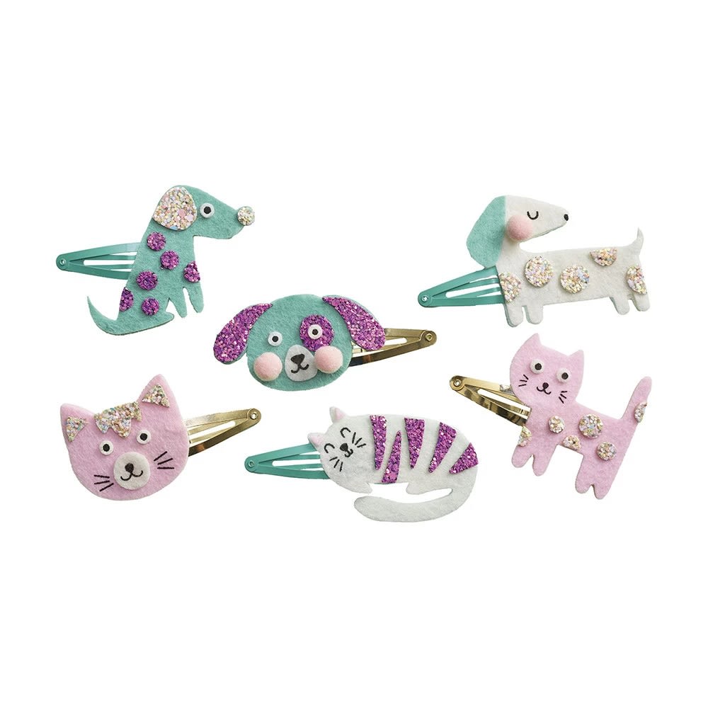 6 Little Pets Haarspangen zum Basteln - Maisons Du Monde