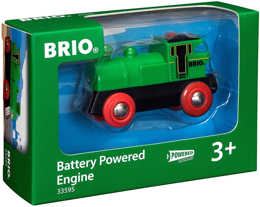 Brio Zell-Lokomotive style modern GRÜN HOLZ Kinder