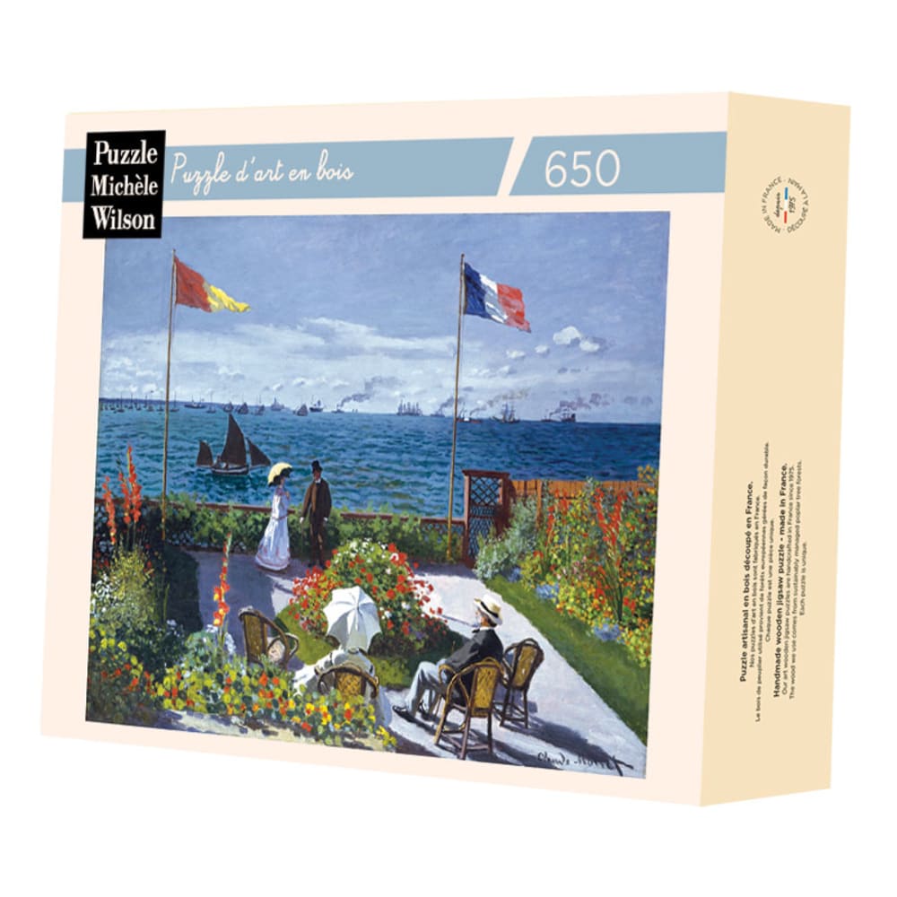 PUZZLE MICHÉLE WILSON Holzpuzzle mit 650 Teilen, handgefertigt in Frankreich von Michèle Wilson. Geeignet für Kinder ab 36 Monaten. Beige