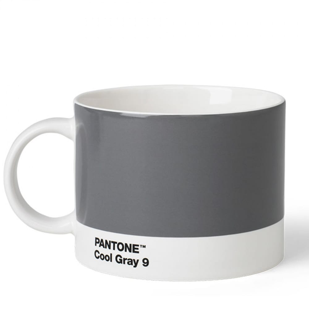 Tasse à thé gris foncé 9c
