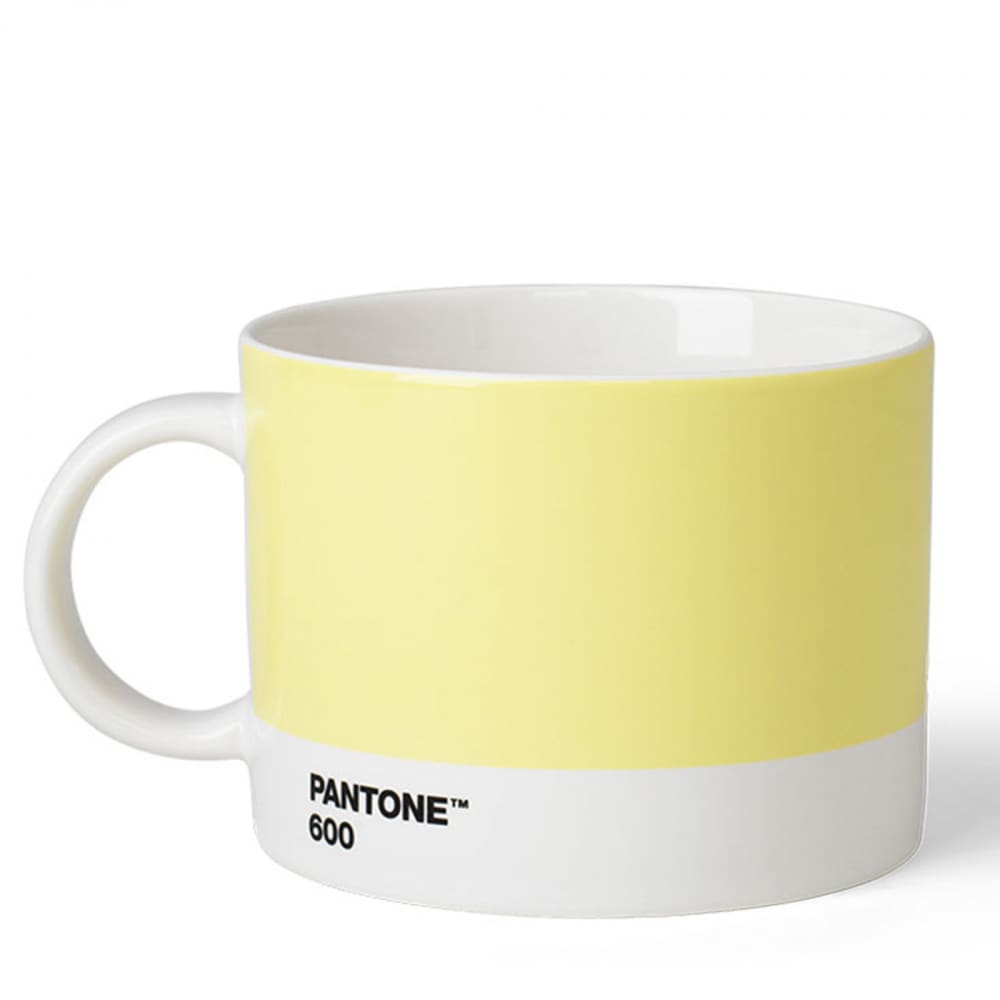 Tasse à thé jaune clair 600