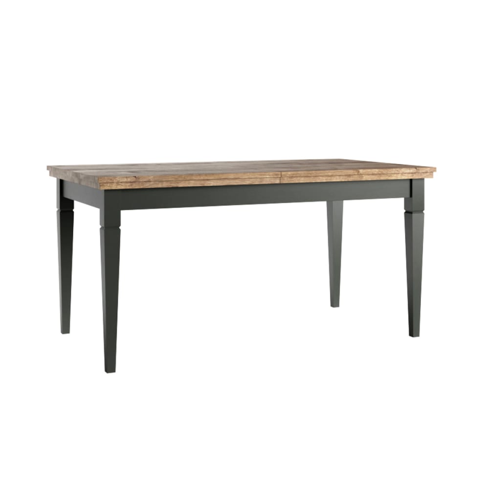 Table à manger extensible 6 à 8 places panneaux agglomérés vert