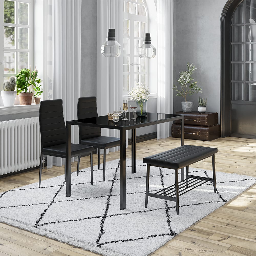 Sitzbank   Schwarz 85x46.5cm - Maisons Du Monde