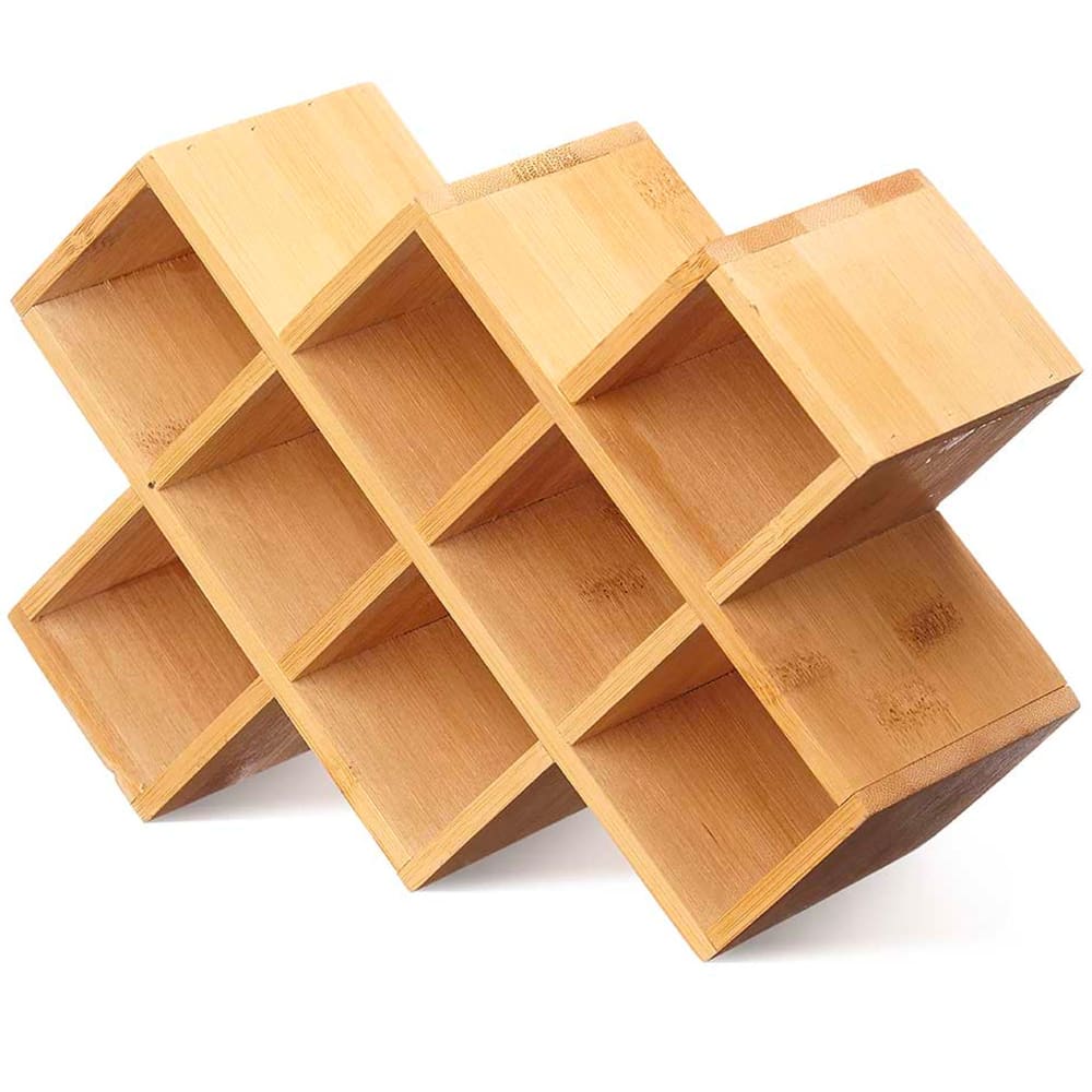 Étagère à épices en bambou 7.5x24.5x17cm