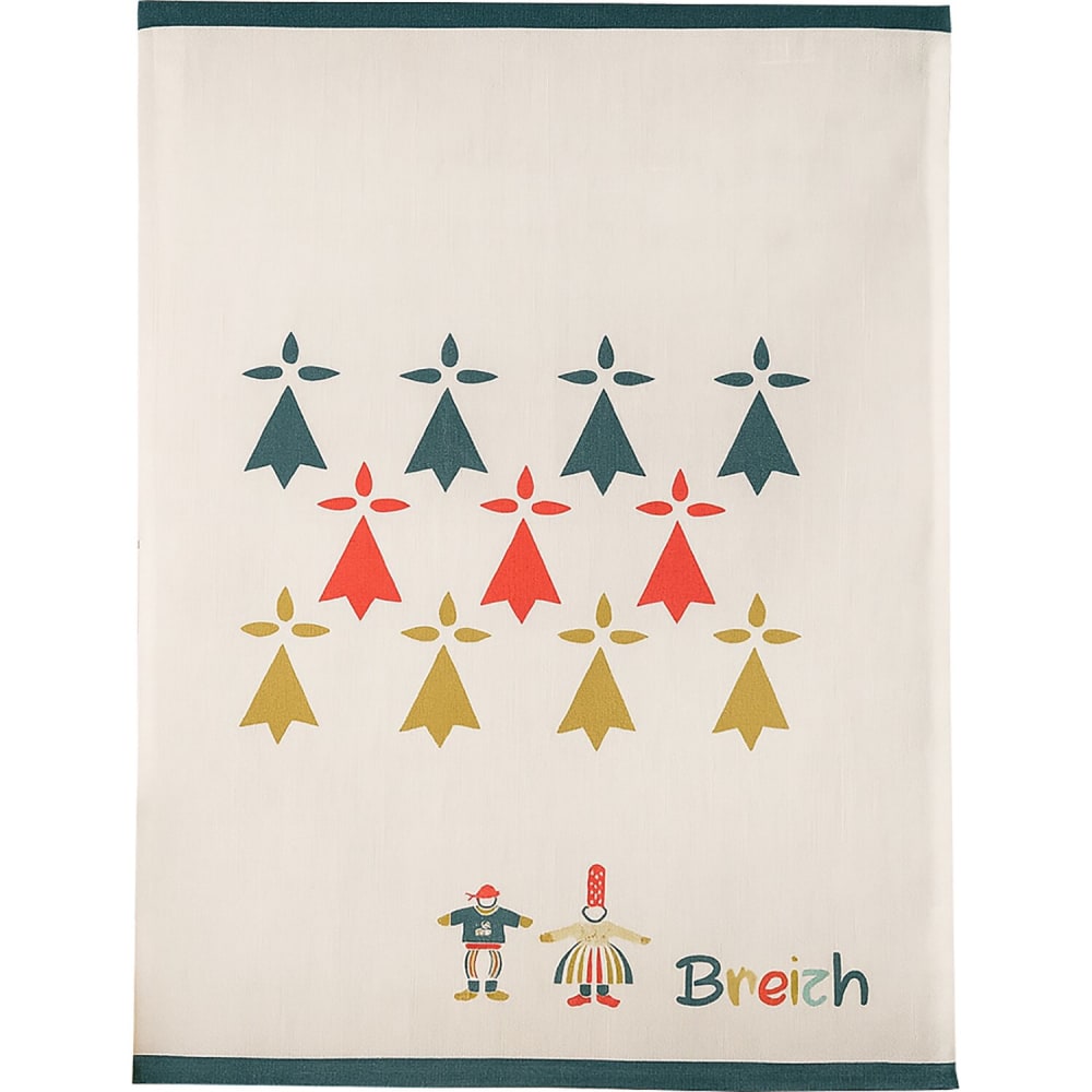 Torchon coton à motifs 70x50 cm