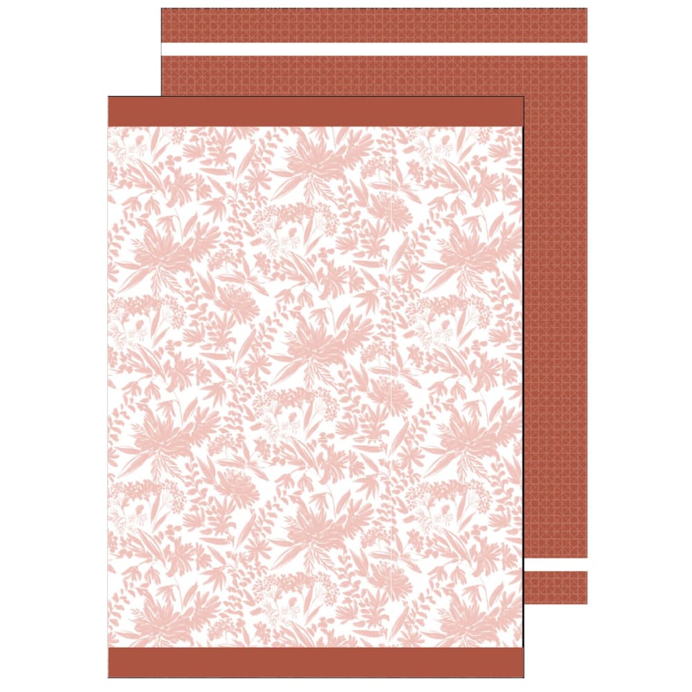 Torchon coton à motifs 50x70 cm