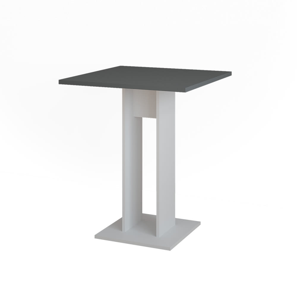 Table à manger  blanc/anthracite