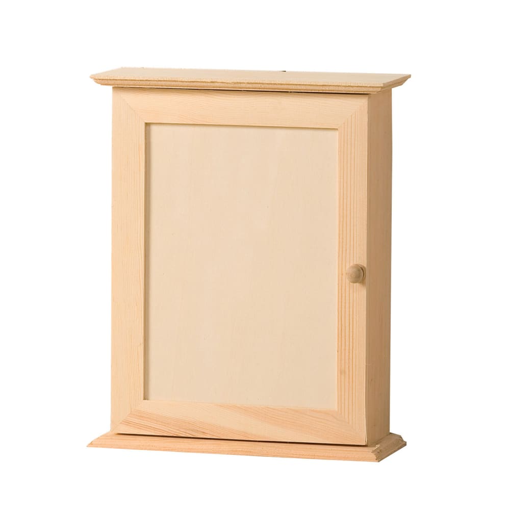 Boîte à clé en bois à décorer 25 cm Boîte à clé en bois à décorer 25 cm