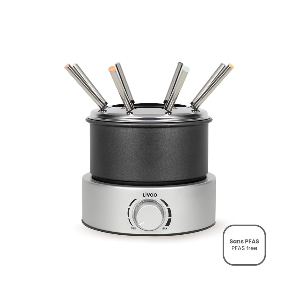 Appareil à fondue électrique gris Appareil à fondue électrique gris