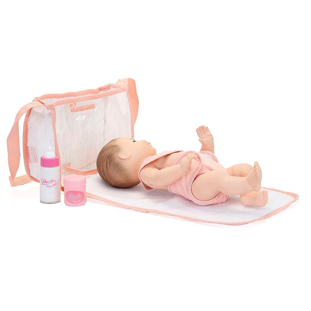 PETITCOLLIN Wickeltasche für Puppen ROSA PVC - POLYVINLYCHLORID Kinder