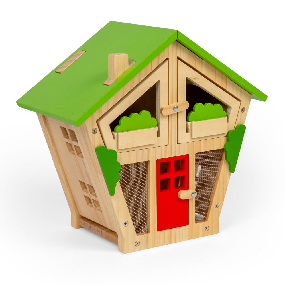 Bigjigs Käferhaus Grün Holz