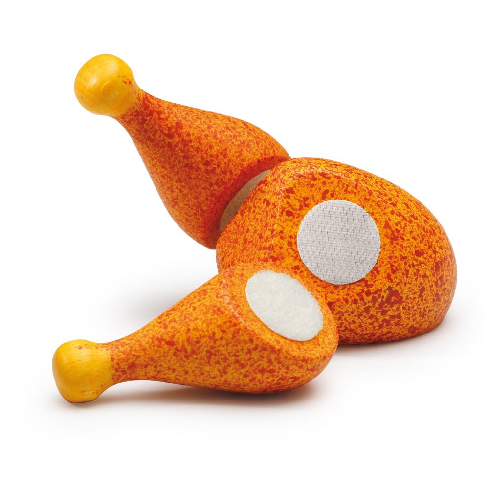 Erzi Grillhähnchen zum Schneiden ORANGE HOLZ Kinder