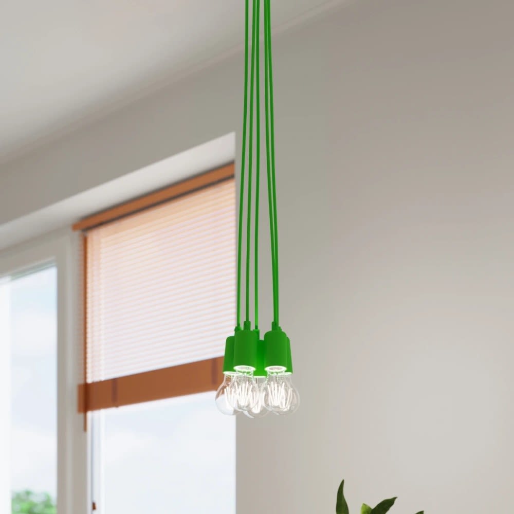 Suspension à 3 douilles, vert