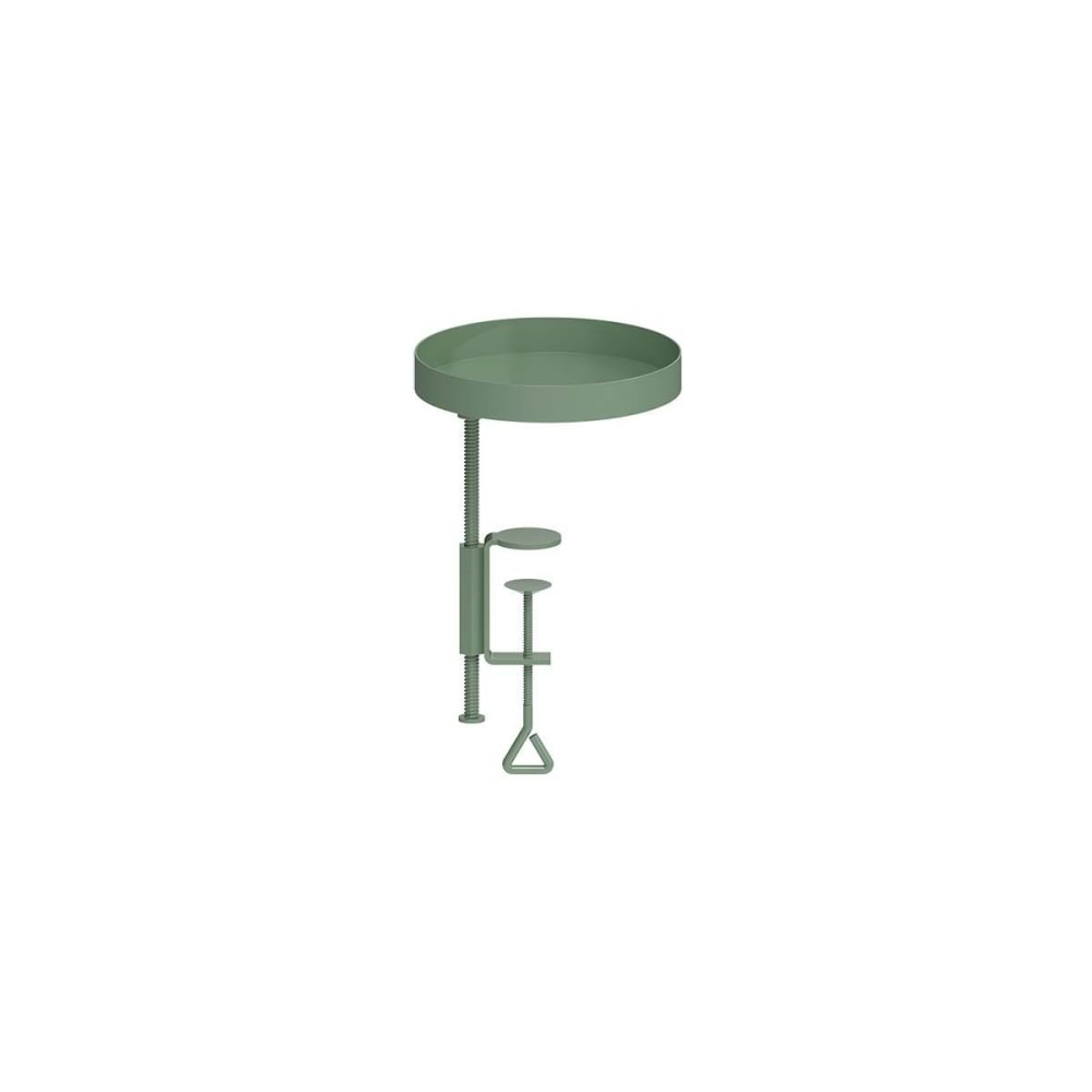 Support à plantes rond à fixer hauteur réglable vert 20.9 x 14 cm Support à plantes rond à fixer hauteur réglable vert 20.9 x 14 cm