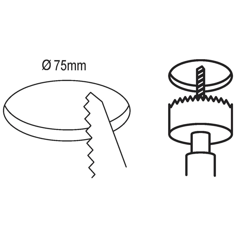 Spot à encastrer LED blanc — vue 4