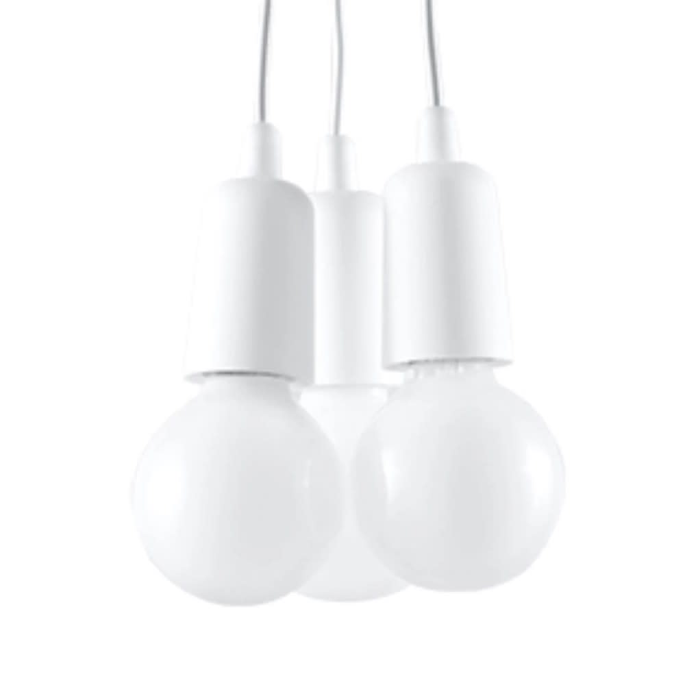 Suspension à 3 douilles, blanc — vue 3