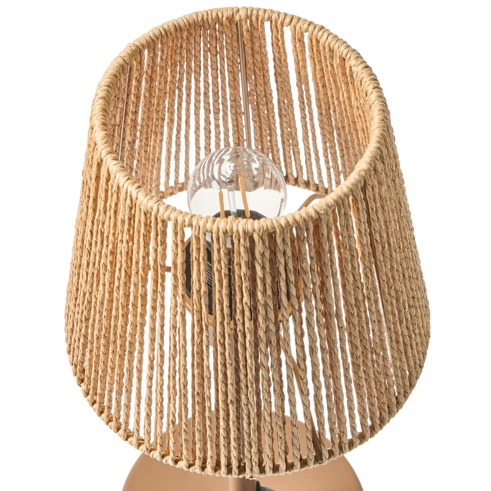 Lampe à poser métal marron — vue 4