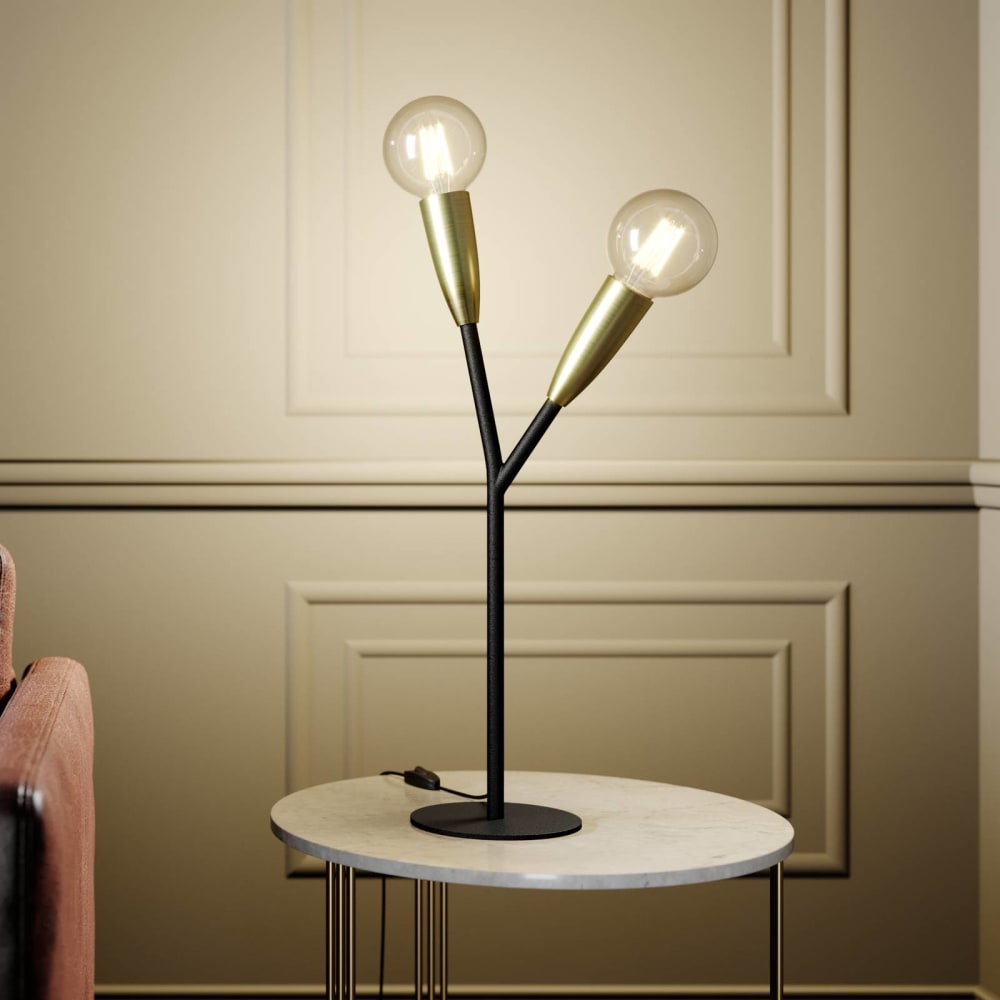 Lampe à poser en métal noir — vue 4